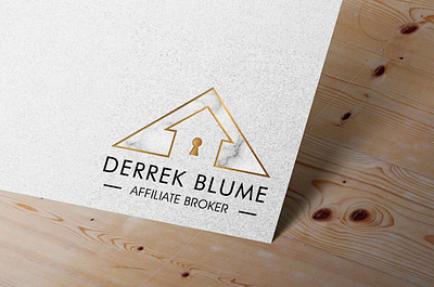 Real Estate Logo for Derrek Blume real estate