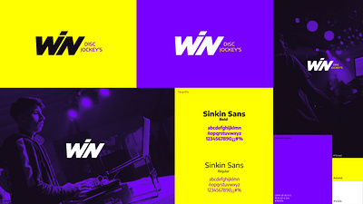 Win DJ's Logo Design branding graphic design logo