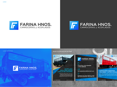 Farina Hnos Logo Design brand branding color design graphic design illustration logo