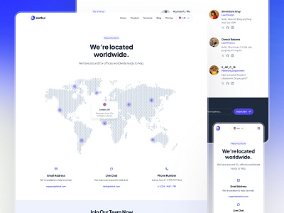 slothUI - World's Laziest Design System - About Team Page UIUX about page about section ui about us ui clean ui design system figma design system map ui minimal ui modern ui purple saas website design slothui soft ui team member ui team page team ui ui design ui kit web design website design