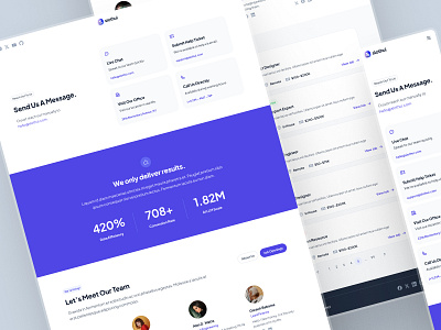 slothUI - World's Laziest Design System - About Page UIUX about about page about page ui clean ui contact us page landing page minimal ui modern ui purple responsive responsive website saas website design slothui soft ui team page team page ui ui ui design web design website design