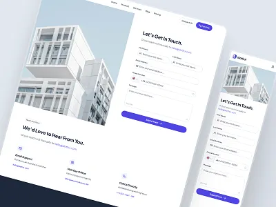 slothUI - World's Laziest Design System - Contact Form Page UIUX clean contact field ui contact form contact form design contact form ui contact page contact page design contact ui contact us contact us page input field minimal purple responsive responsive design slotui soft ui ui ui design web design