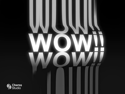 WOW!! (Article on LinkedIn) after effect black digital illustration digitalart graphic design linkedin loop motion graphics vector white wow