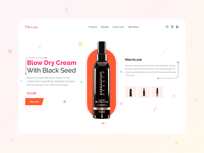 Hero section of Perfume Landing Page case study hero section landing page design landing page ui perfume perfume ui desing ui design ui ux design ux design