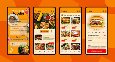 Restaurants App UI Design design ui ux