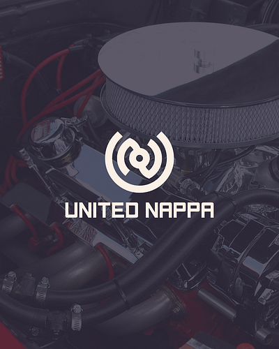 United Nappa automobile logo logo mechanic logo visual identity