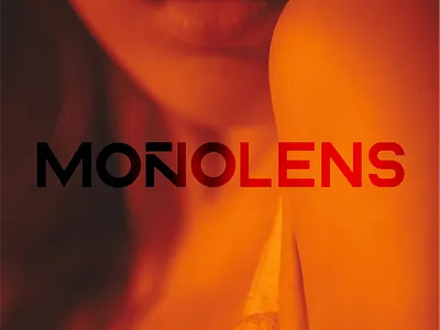 MonoLens brand identity camera logo logo photographer visual identity