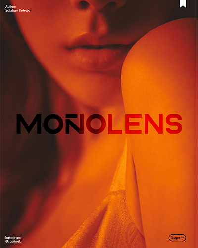 MonoLens brand identity camera logo logo photographer visual identity