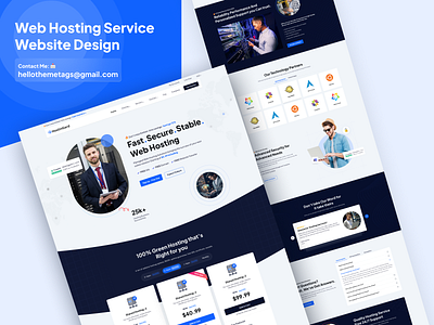 Hostingard-Web Hosting Service Landing Page app builder clean ui design domain fast features hosted hosting interface landing page minimal performance plan pricing server super web hosting website wordpress