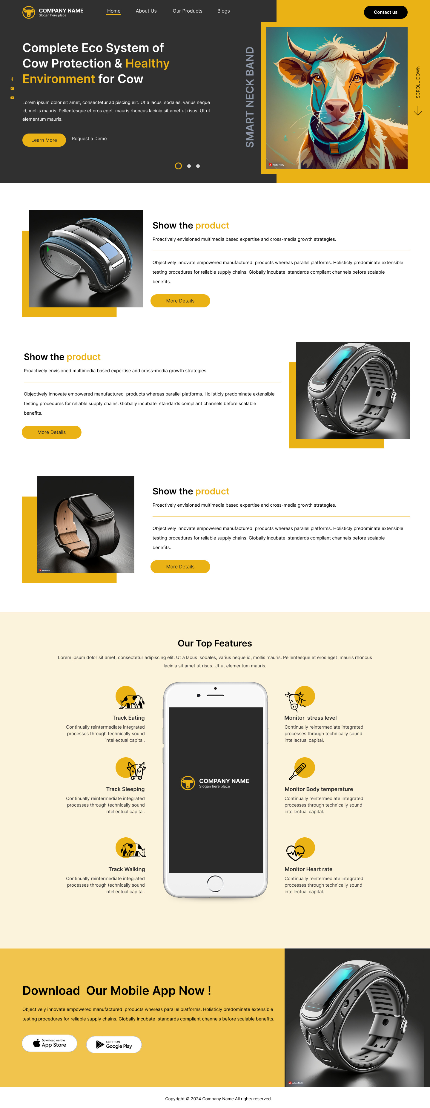 Cow Smart Sensor Product branding product product display ux