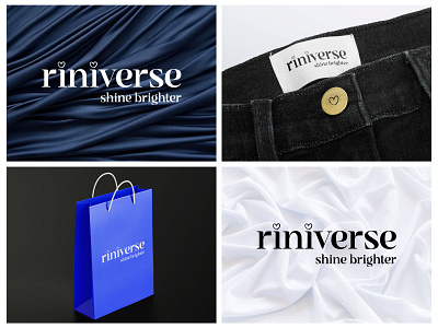 Riniverse Logo & Brand Identity Design for Clothing Brand. 3d animation branding graphic design logo motion graphics ui