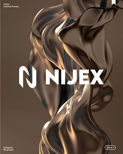 NiJex brand identity branding logo logo artist logo designer logo maker luxury logo tech logo visual identity
