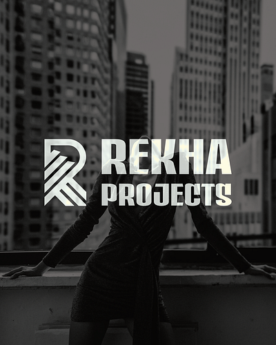 Rekha Projects brand identity branding building logo logo logo design logo designer logo maker luxury logo property dealers real estate logo visual identity