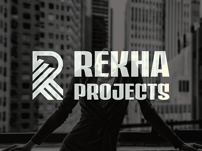 Rekha Projects brand identity branding building logo logo logo design logo designer logo maker luxury logo property dealers real estate logo visual identity