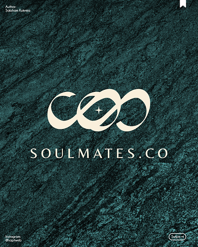 Soulmates.co brand identity branding logo logo design logo designer logo maker luxury logo visual identity wedding logo wedding photographer