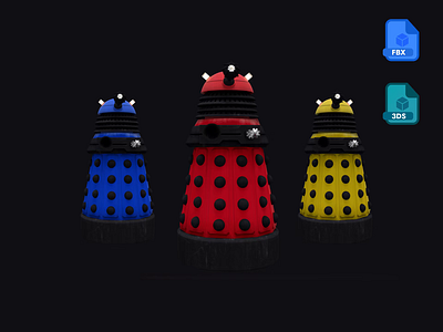 Dalek Paradigm 3D Recreation my Attempt bbc cyberman dalek doctor doctor who sci fi universe who