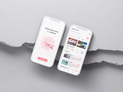 Travel App adventure app travel booking booking app card clean culture design destination guide minimalist mobile mobile app tour guide travel travel app trip ui ux vacation