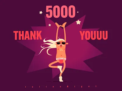 Thank You, Dribbble! 2d animation board game book children book comics design editorial flat funny illustration vector