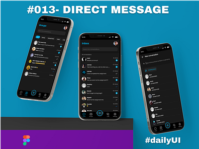 DIRECT MESSAGE |#dailyUI| branding dailyui design figma graphic design illustration logo message recommended trending ui ux vector