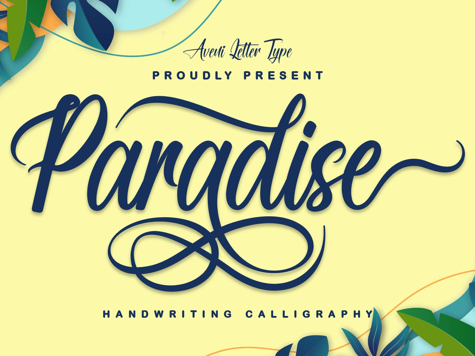 Example of Paradise | Handwriting Calligraphy