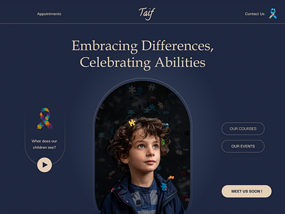 Autism awareness art autism autism awareness awareness design e commerce graphic design ui ux website