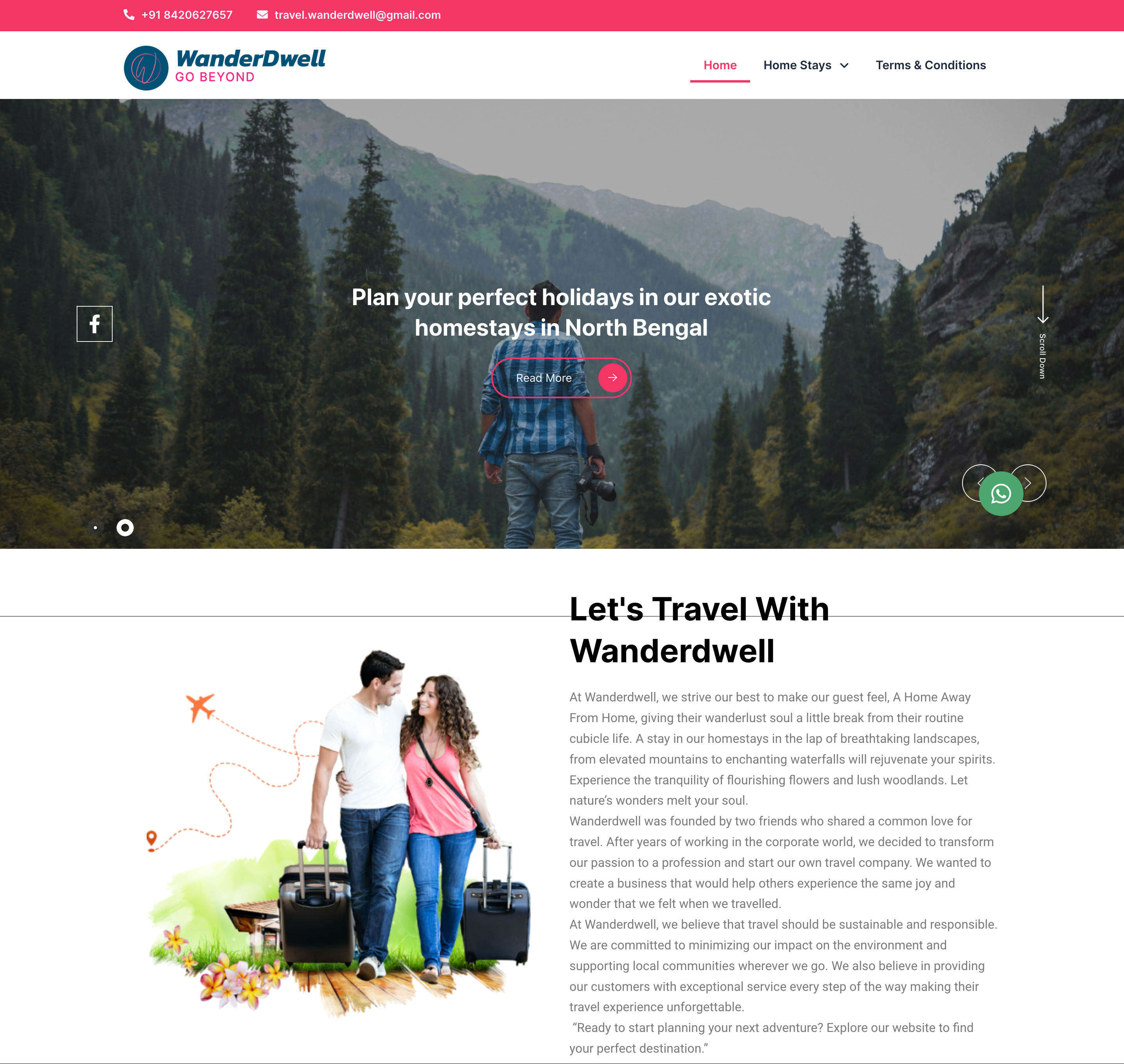 Travel Company logo travel ui