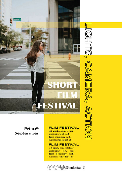 Film Festival Design graphic design