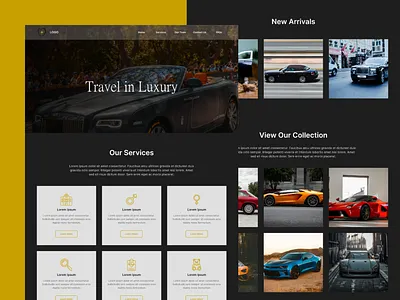 Luxury Car Website car car website design designer figma landing page luxury car ui ui designer uiux user interface user interface designer ux uxui web web design web ui website website design