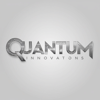 Quantum Innovations logo design 3d animation brand branding company design graphic design illustration label logo motion graphics ui vector