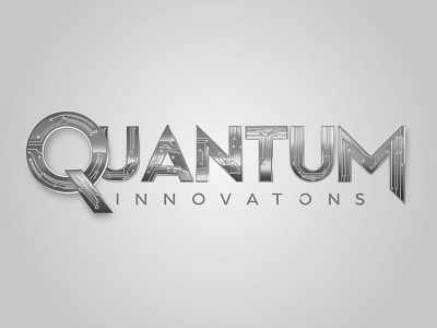 Quantum Innovations sample raw logo design 3d animation brand branding company design graphic design illustration label logo motion graphics ui vector