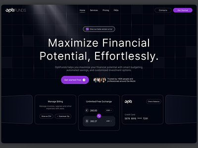 FinTech SaaS Landing Page daily daily ui dailyui design figma landing landing page ui ui design uidesign uiux ux ux design uxdesign web web design webdesign website website design websitedesign