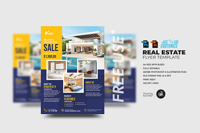 Real Estate Flyer Template aam aam360 aam3sixty branding corporate flyer flyer flyer template free flyer home sale flyer house sale flyer real estate ad real estate flyer real estate flyer template free