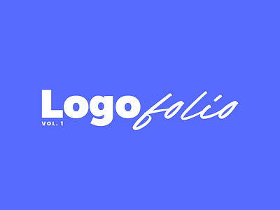 Logofolio vol.1 branding design graphic design illustration logo logo design typography vector