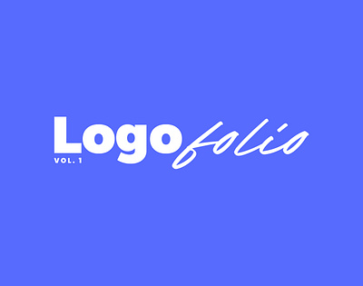 Logofolio vol.1 branding design graphic design illustration logo logo design typography vector