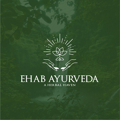 Elegant and Modern Logo Design for eHab Ayurveda versatile logo
