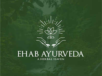 Elegant and Modern Logo Design for eHab Ayurveda versatile logo