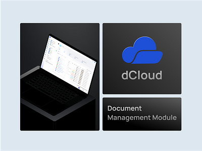 Document Management Module branding logo design ui user experience ux design