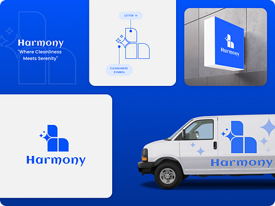 Branding Design-Harmony branding branding design logo logo design ui uidesign