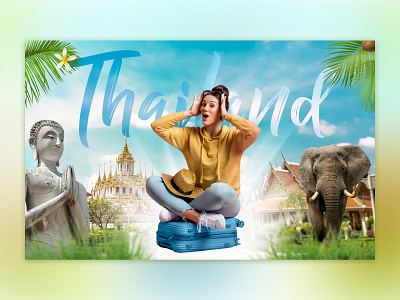 Key Visual Thailand travel branding graphic design key visual keyvisual kv