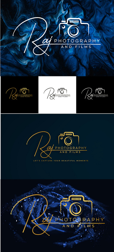 Capturing Moments: Raj Photography Logo Design Showcase creativejourney