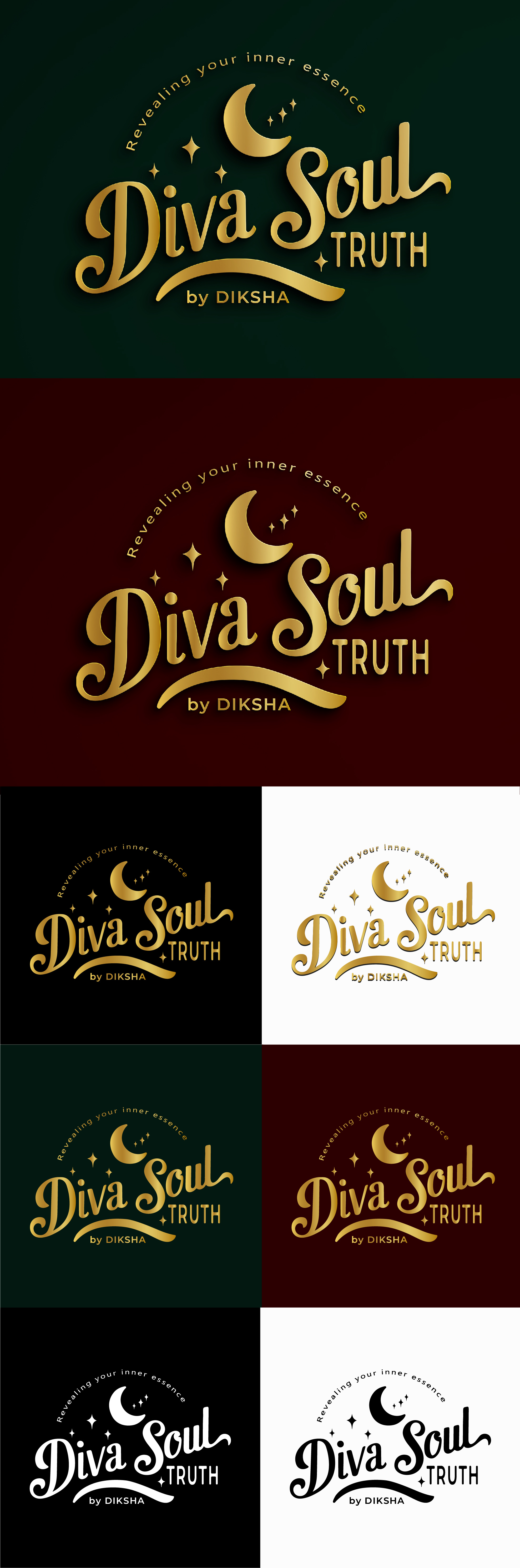 Diva Soul: Empowering Astrology Through Captivating Logo Design cosmic journey.