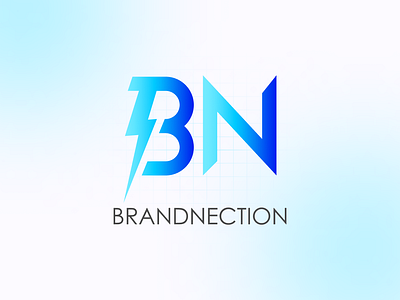 Logo Design for BrandNection agency logo brand identity brand logo branding brandnection logo flyer design graphic design logo design logo type logodesign logotype minimal logo design minimalist product design typography ui ux