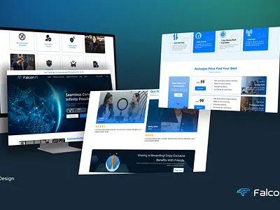 Internet Provider Website branding ui