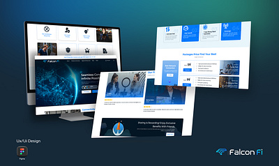 Internet Provider Website branding ui