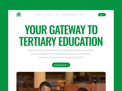 Jamb Homepage Redesign design productdesign typography ui uidesign ux webdesign website