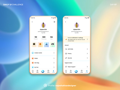Day 07: Settings - Daily UI Design Challenge. brandimage creativedesign creativeprofile datadrivendesign designchallenge designcommunity designstrategy digitaldesign graphicdesign mobiledesign personalbranding professionalprofile profiledesign socialmediapresence uidesign uiuxdesign userexperiencedesign uxdesign visualdesign visualidentity
