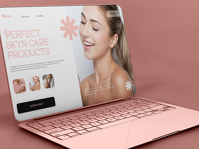 Moood ecommerce landing page product design site web skin care ui ui ux ux