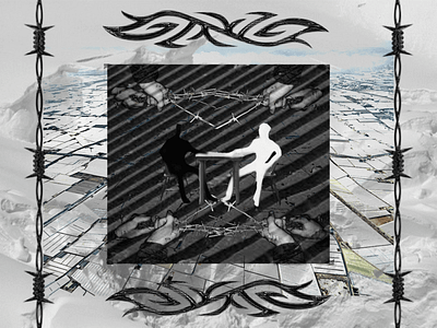 Lorn Companionship, Compartmental Assertions in Sky Space 9 2133 aes ambiguous collage core cybercore darkwave design digital collage dreamcore elriel empty spaces graphic design illustration liminal logo shape and form ui vaporwave weirdcore