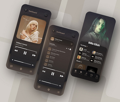 Apple Music UI apple apple music branding graphic design ui ux