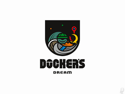 DOCKKERS DREAM docker dream duck hook moon shield